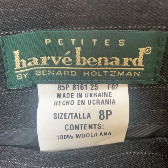 Harve’ Bernard high waisted wool pencil skirt size 8P NWT! Stitched design - Picture 3 of 10